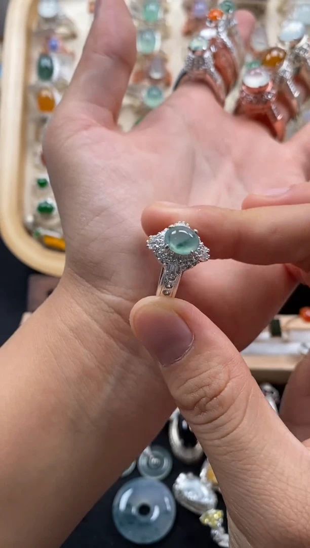 未镶嵌戒指翡翠缅甸天然a货翡翠