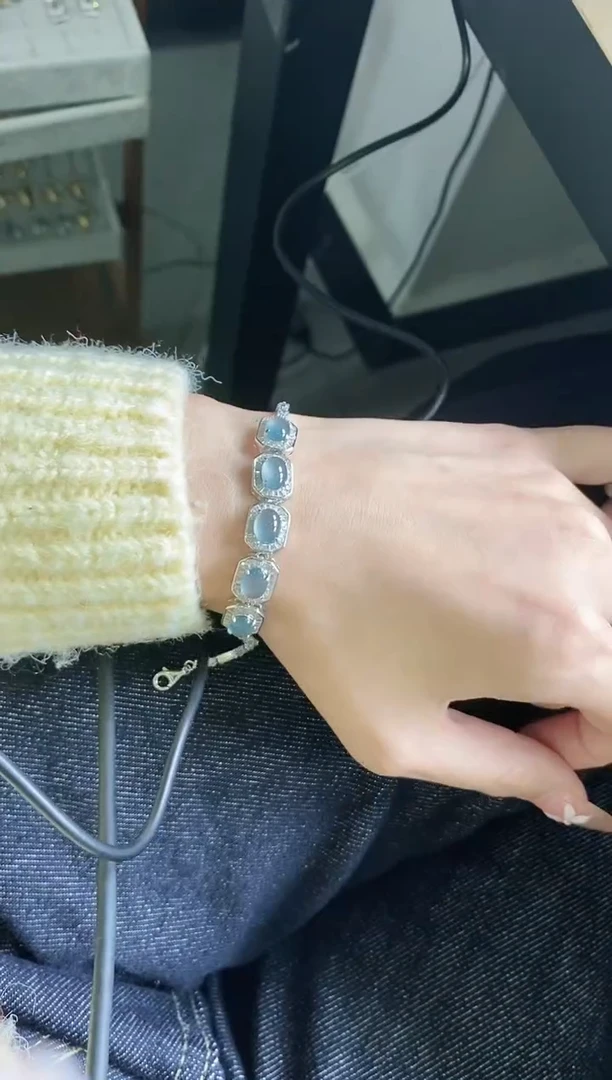 【闪购商品】翡翠戒指银S925镶嵌5151-15