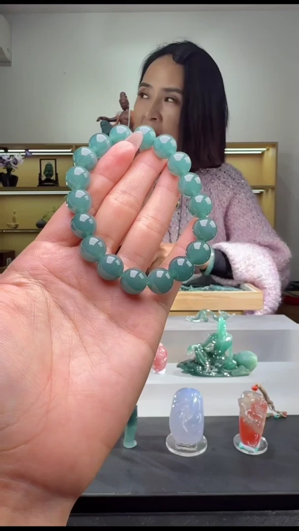 未镶嵌手串翡翠手串（多样性发其一）
