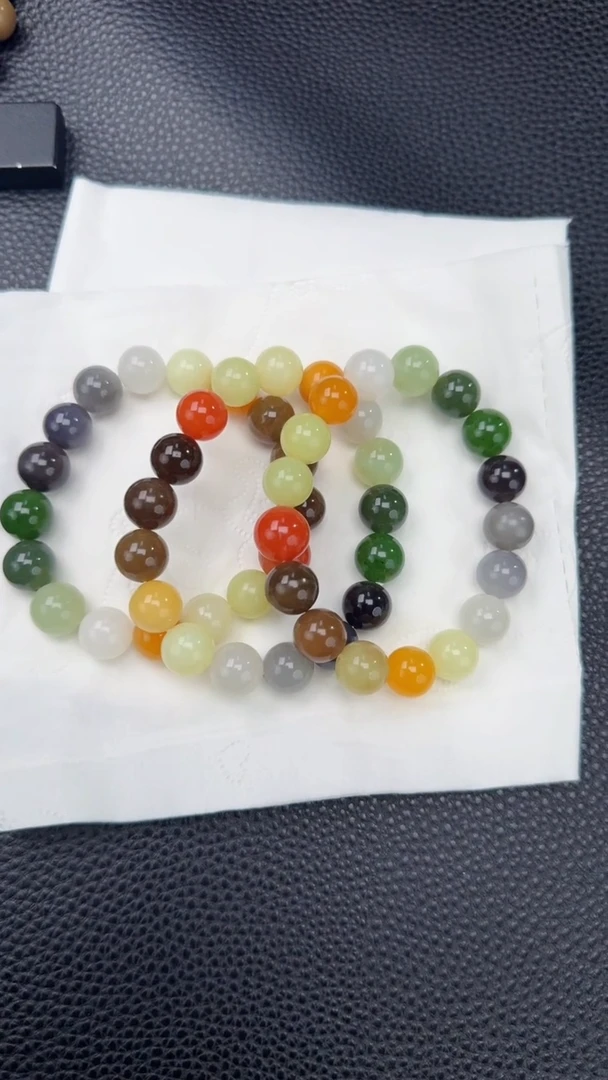 手串未镶嵌和田玉多宝单圈手串 多样性发货拍一发一