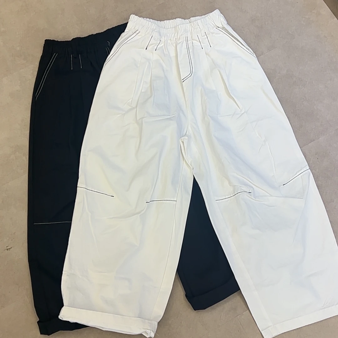 【五五定制】2025新款—春夏街头百搭舒适阔腿直通休闲裤152