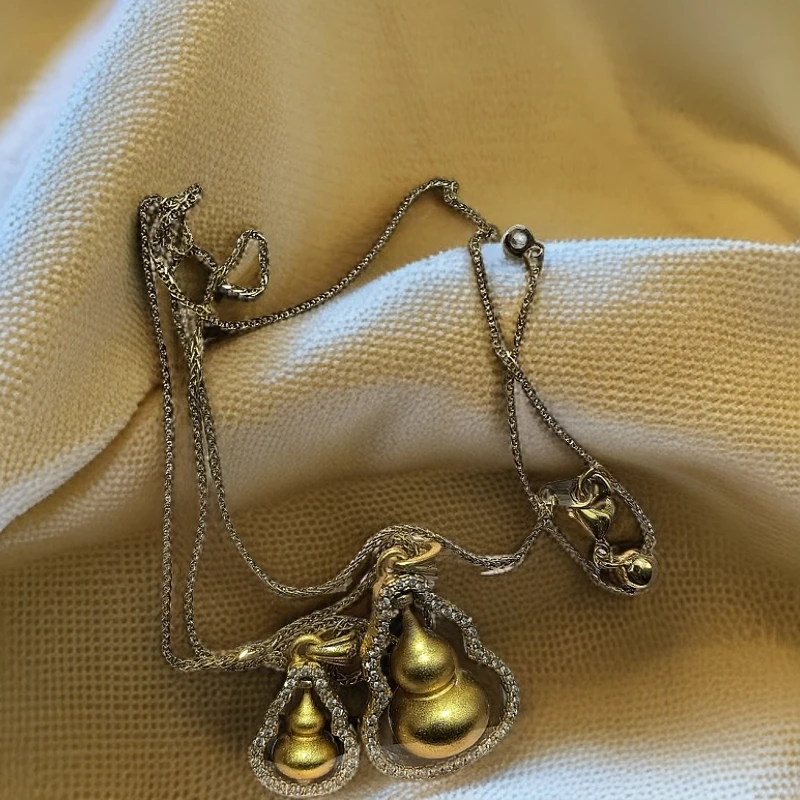 铜合金吊坠 毛衣链女款小众吊坠