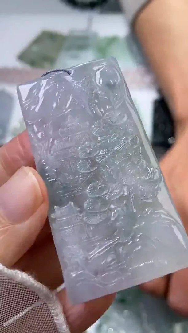 未镶嵌挂件翡翠372340  多人