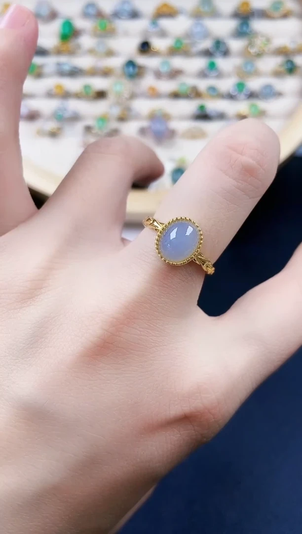 【闪购商品】翡翠戒指银S925镶嵌102120120