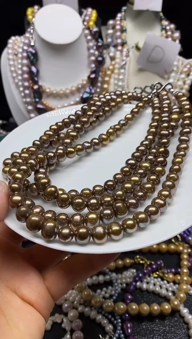 淡水珍珠未镶嵌颈饰多人