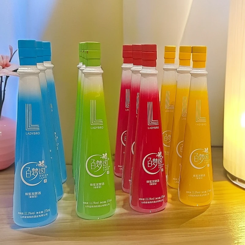 皇城相府百梦园Ladybro蜂蜜发酵酒11.1度275ml*12瓶
