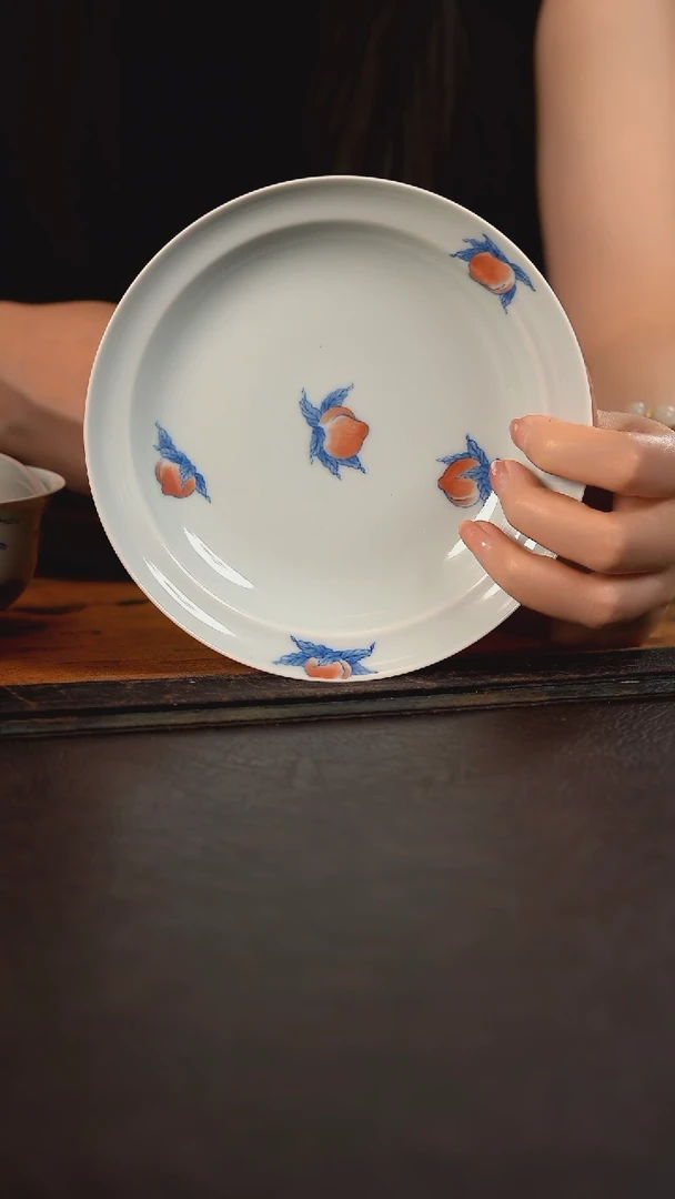 聚澜堂桃子葫芦盘
