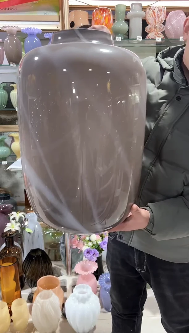 【闪购商品】无铅玻璃灰色一大一小