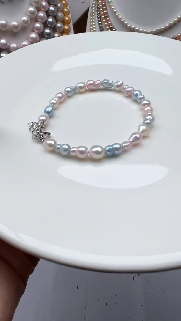 淡水珍珠未镶嵌颈饰1