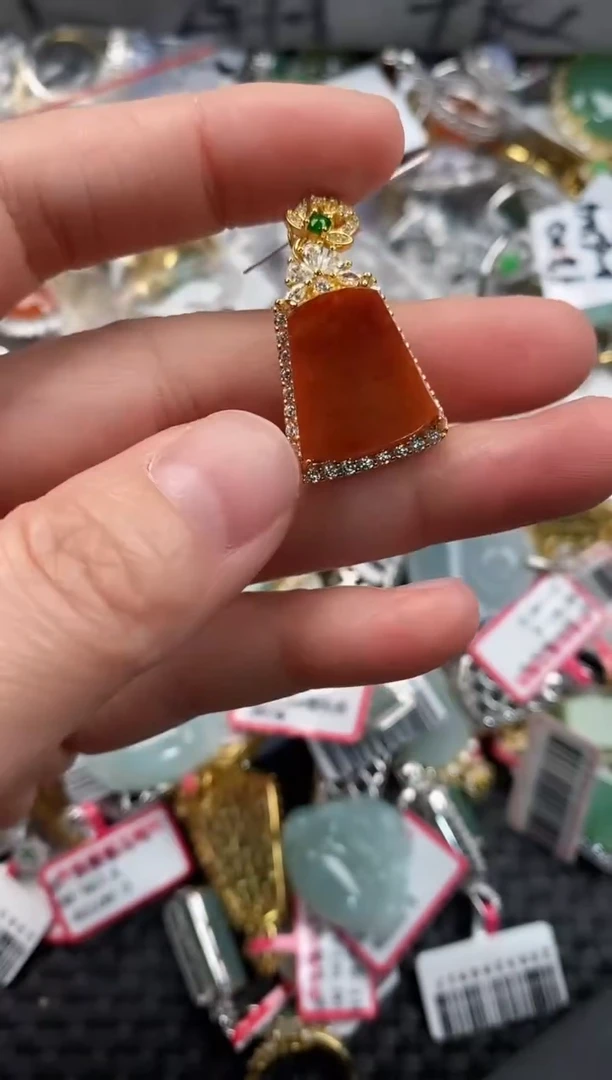 银S925镶嵌戒指翡翠111                   2