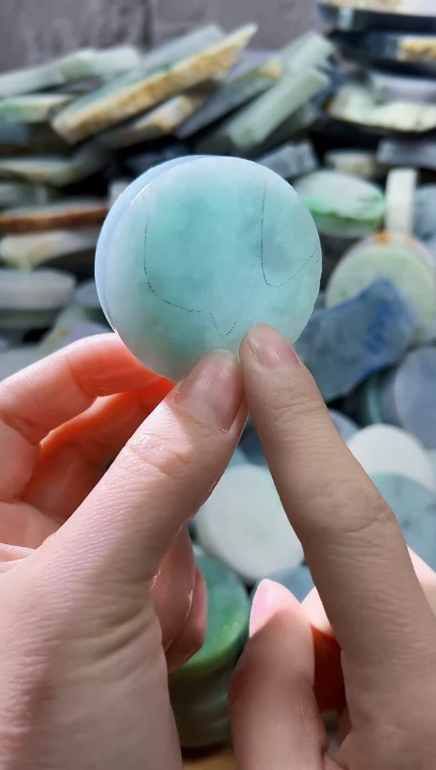 裸石翡翠天然翡翠A货玉 南 295