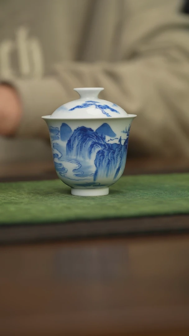 【闪购商品】杯柴窑青花破价福利