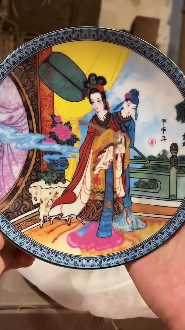 摆件瓷AY35景德镇陶瓷摆件