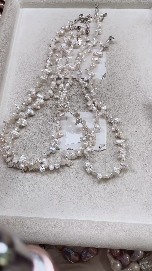 未镶嵌项链淡水珍珠【纯恬饰品】（多样性发货发一）