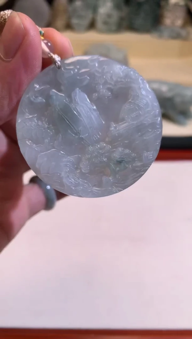 翡翠未镶嵌颈饰6/02/211