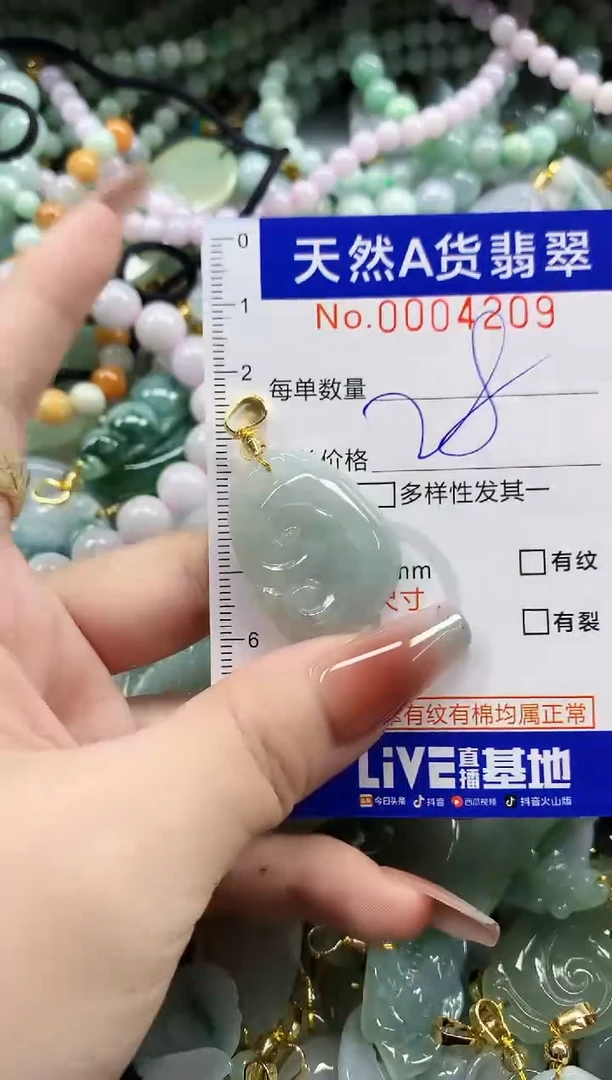 颈饰未镶嵌翡翠天然A货翡翠