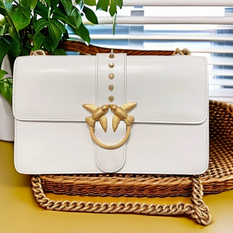 95新 Celine/思琳 白色燕子包 1189 0337