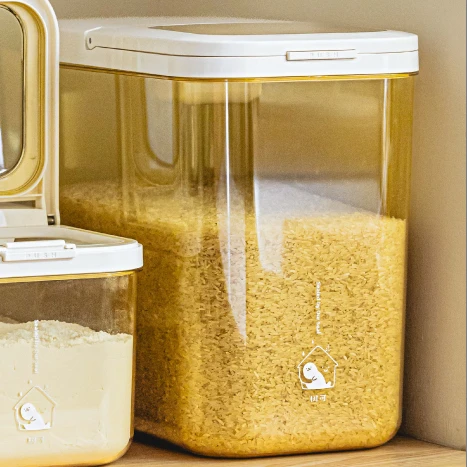 【微瑕】豹豹屋弹盖密封米桶-12L fd