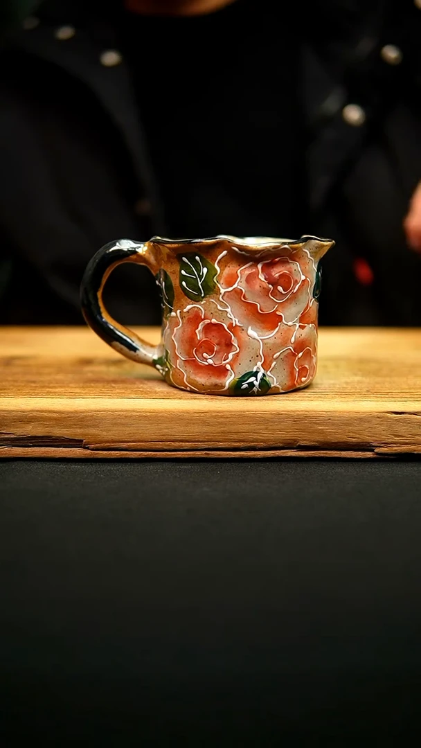 @@陶园瓷舍@@纯手工手绘@高温釉下彩