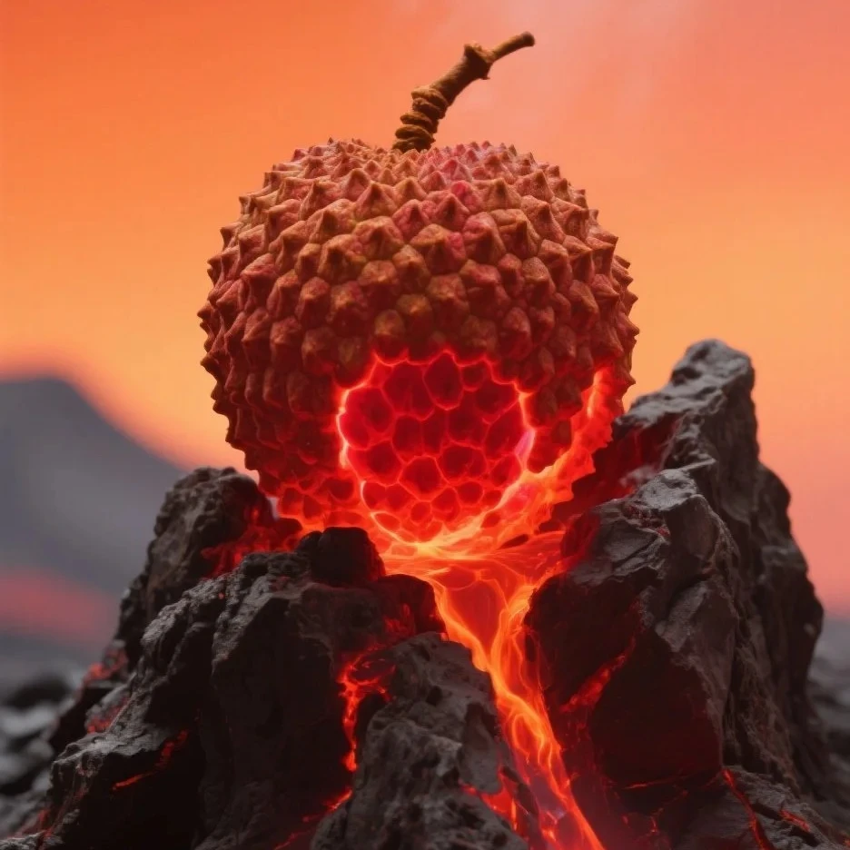 海口应季富硒火山荔枝汁水饱满甜度高个头超级大让您一颗吃到爽