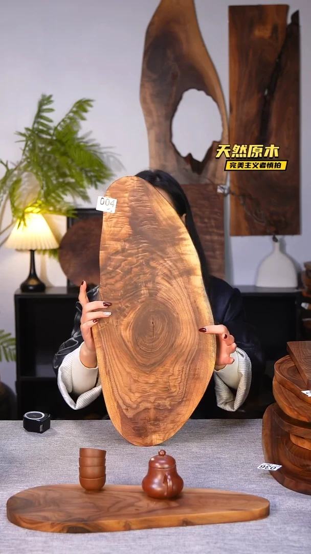 木北美黑胡桃原木.干裂疤结不属于商品质量问题完美主义者慎拍