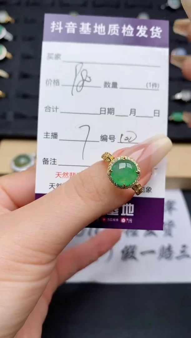 翡翠银S925镶嵌颈饰1