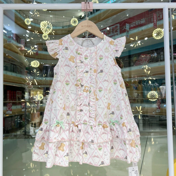 【皇室童缘】2025夏季女童甜美连衣裙17630470006