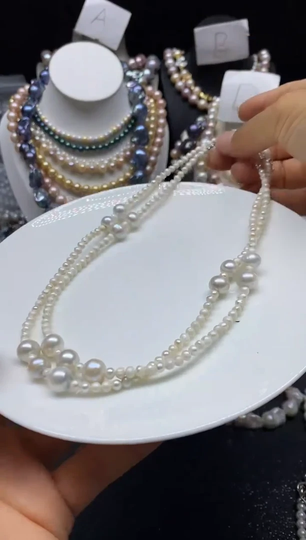 淡水珍珠未镶嵌颈饰多人