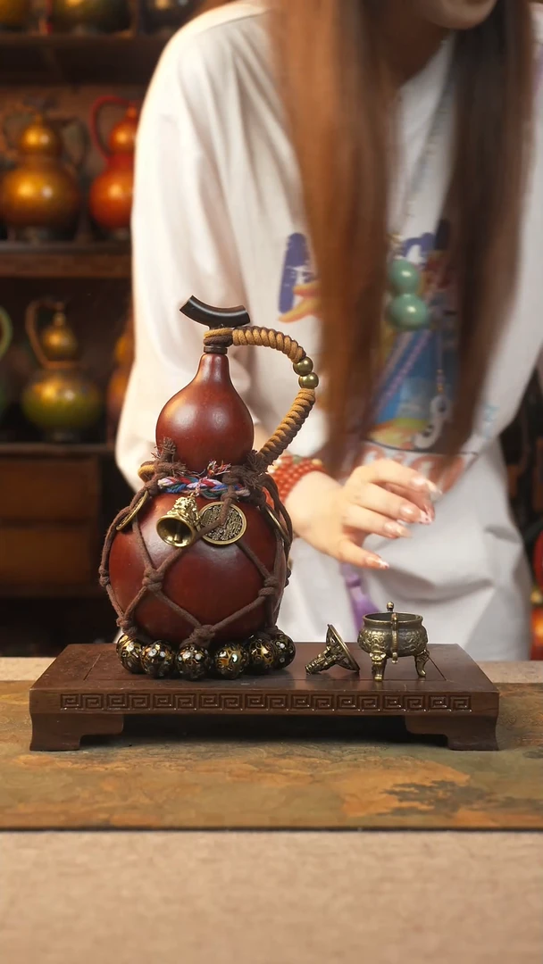 282大漆葫芦一物一拍记葫堂出品不带手串