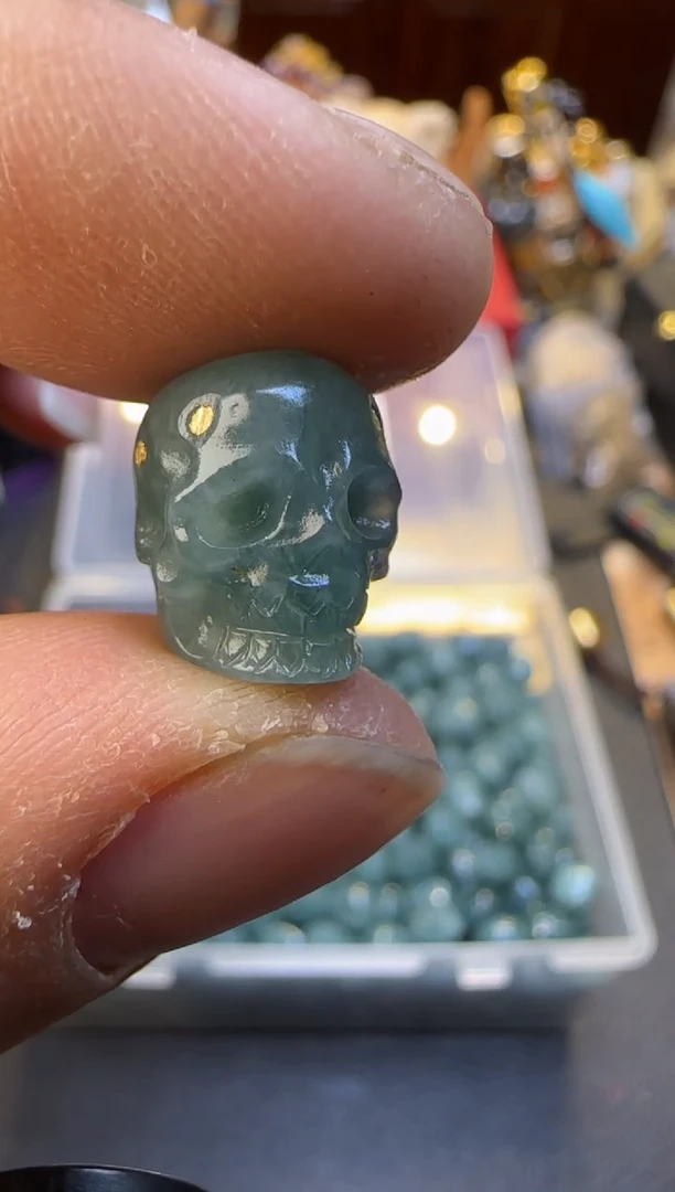 【闪购商品】翡翠散珠满天星翡翠阿呆10*14mm540