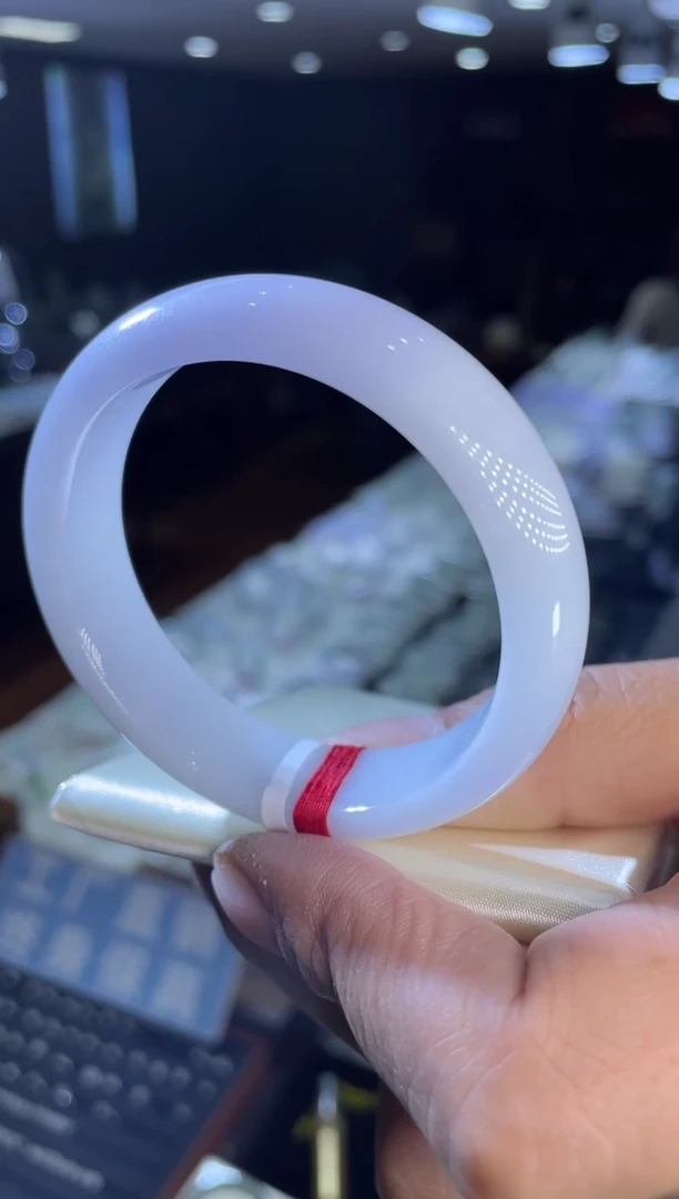 未镶嵌手镯翡翠正圈宽版53-54