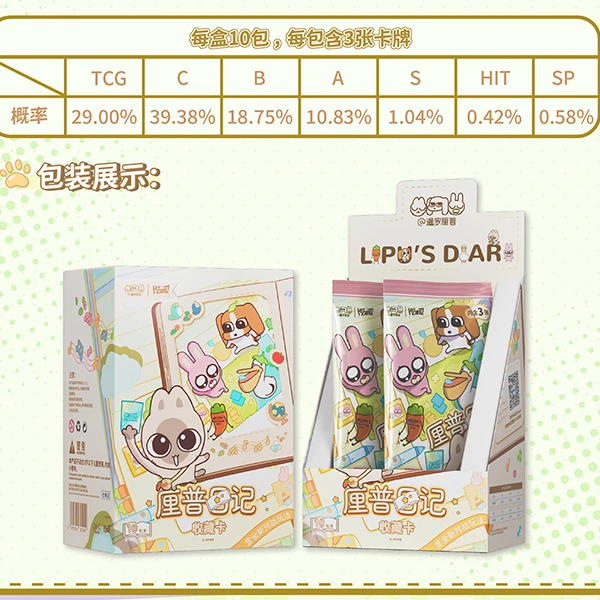 【叠叠】Hitcard -《暹罗厘普》厘普日记系列收藏卡【默认代拆】
