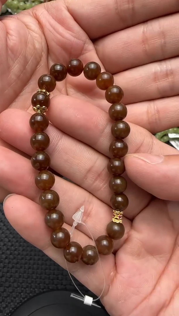 未镶嵌手串和田玉金山糖手串卡8