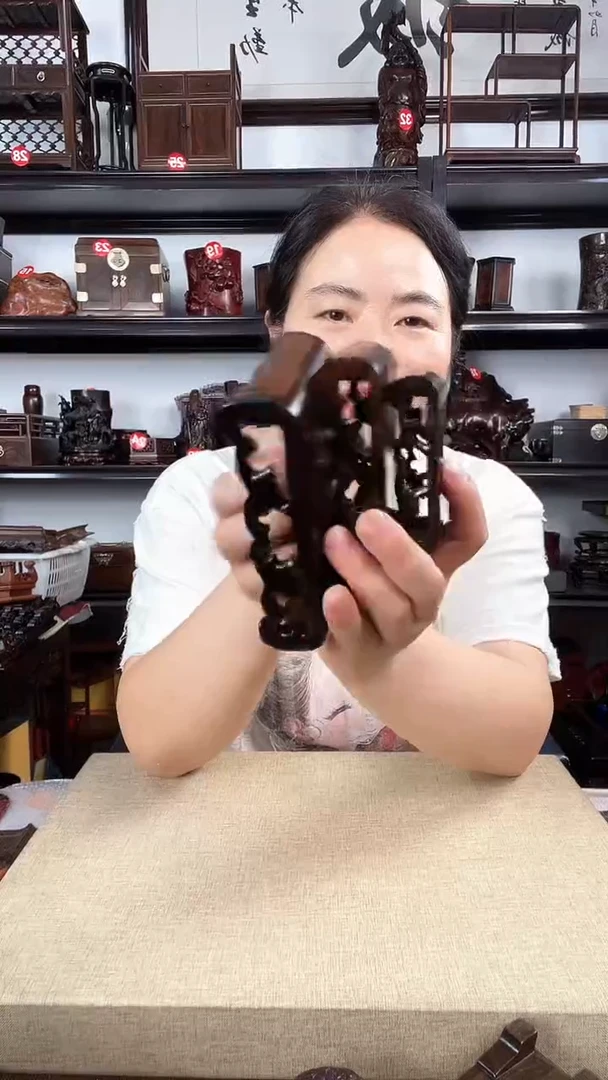 木双龙3件套老李红木工艺品