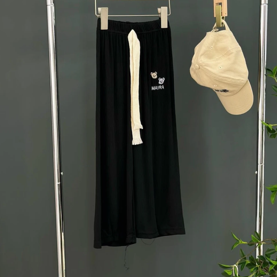 6235高端专享夏款梭织裤子黑色