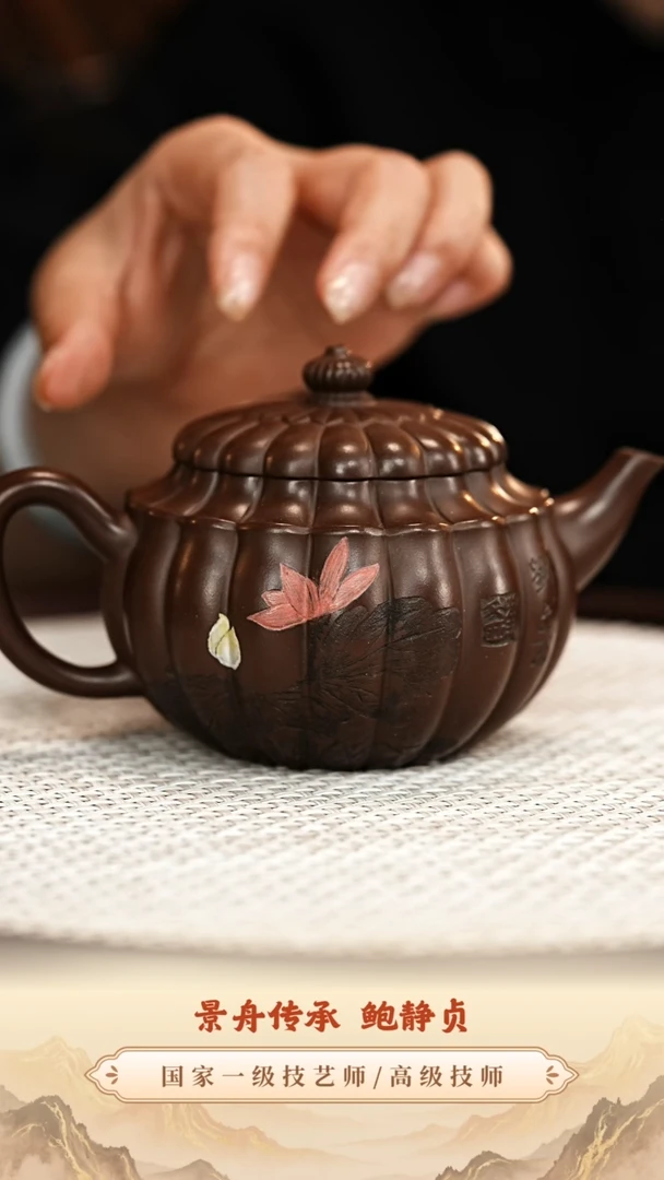 茶壶紫砂筋纹器高端紫砂
