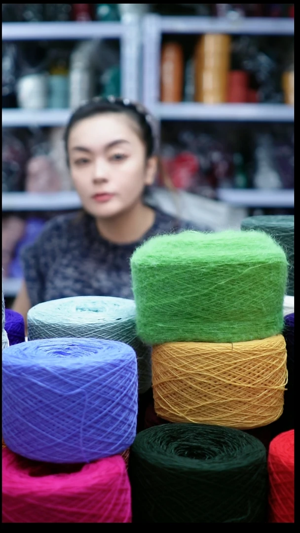 羊绒欢姐手编线D862