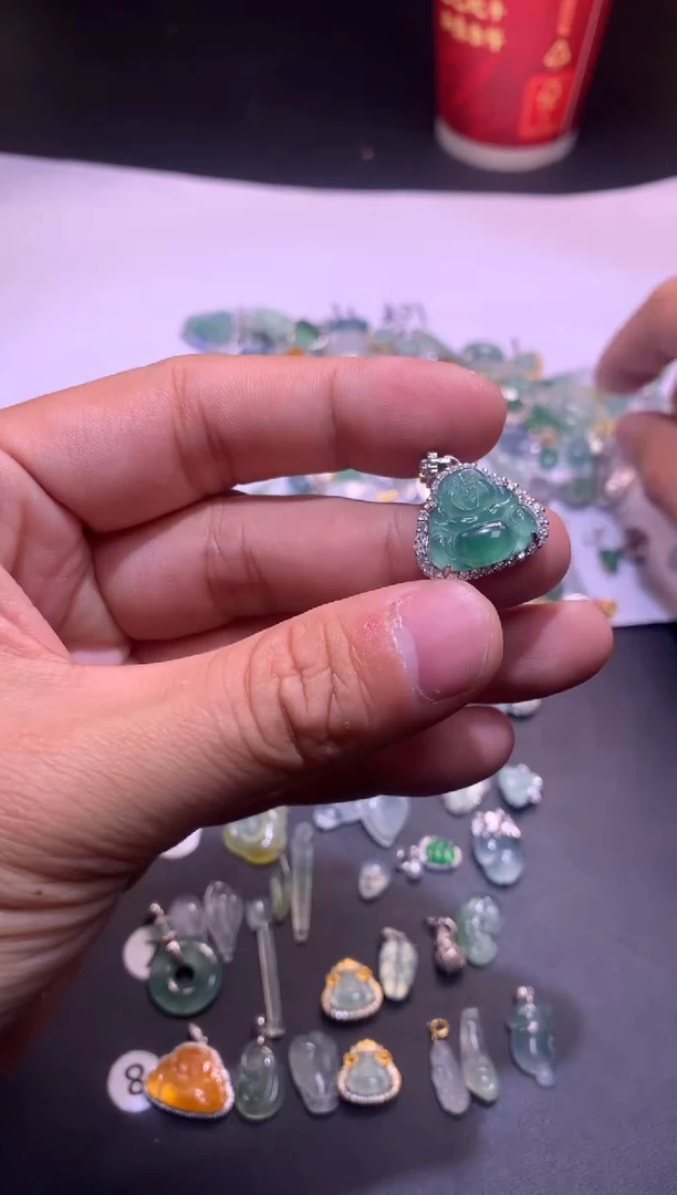 【闪购商品】翡翠吊坠(不含链)银S925镶嵌1