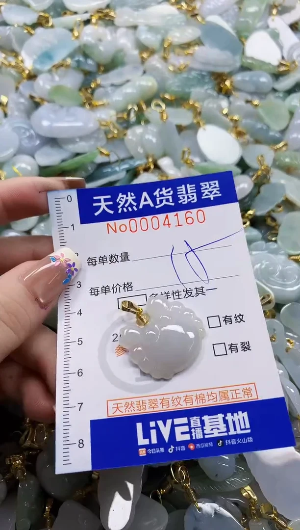 颈饰未镶嵌翡翠天然A货翡翠