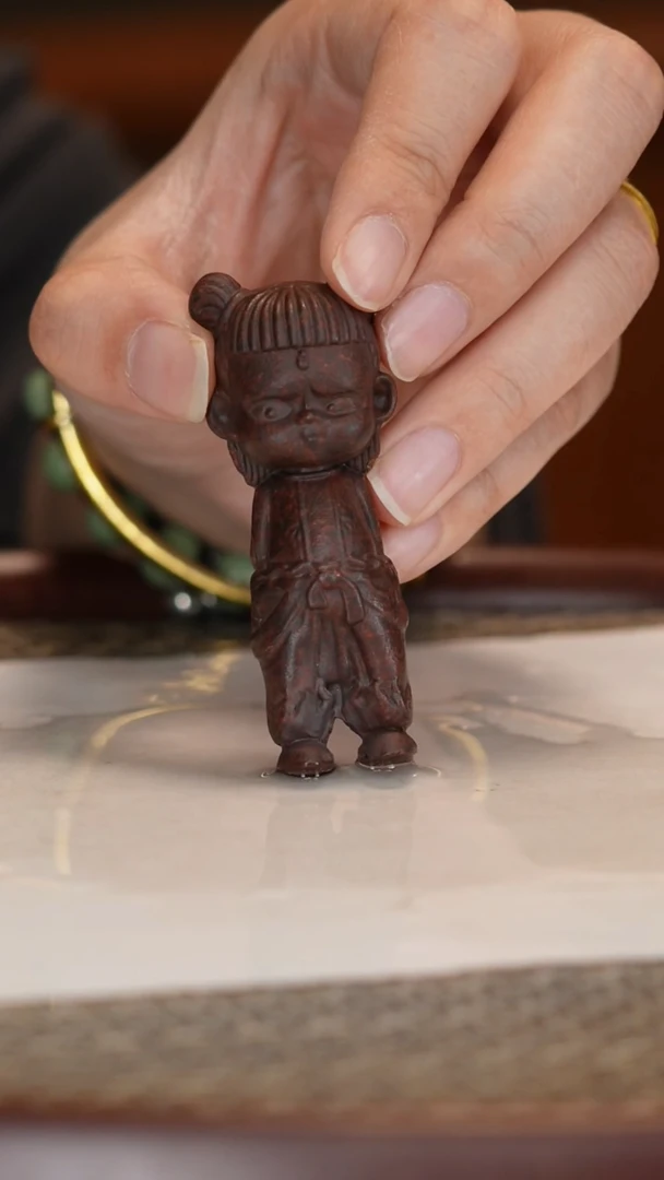 【闪购商品】紫砂茶壶古铜泥哪吒