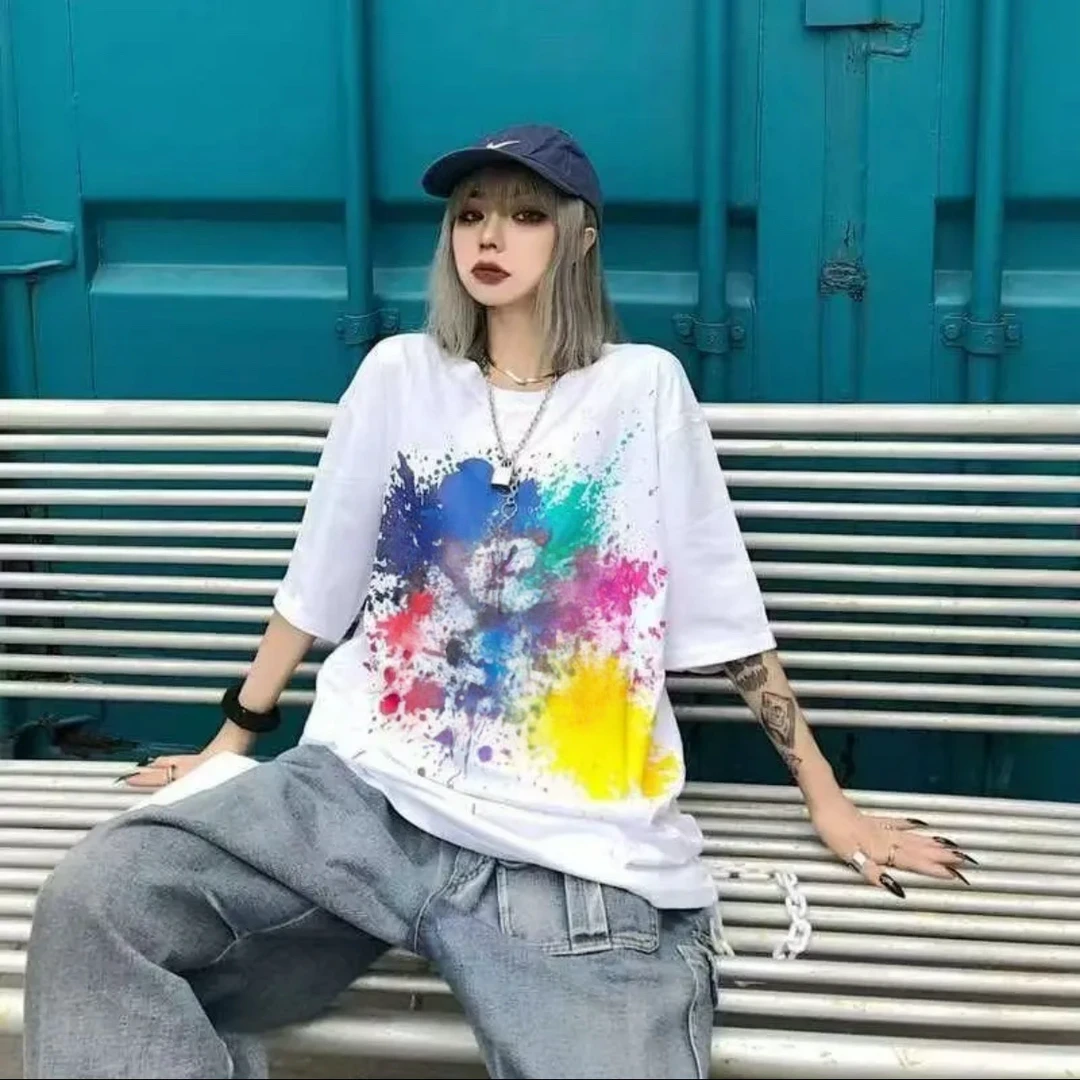 【奥莱正品】男女同款夏季短袖T恤大印花logo