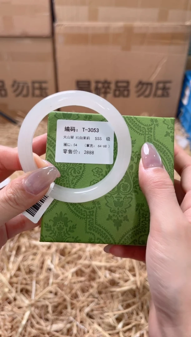 未镶嵌手镯石英质玉T-3053