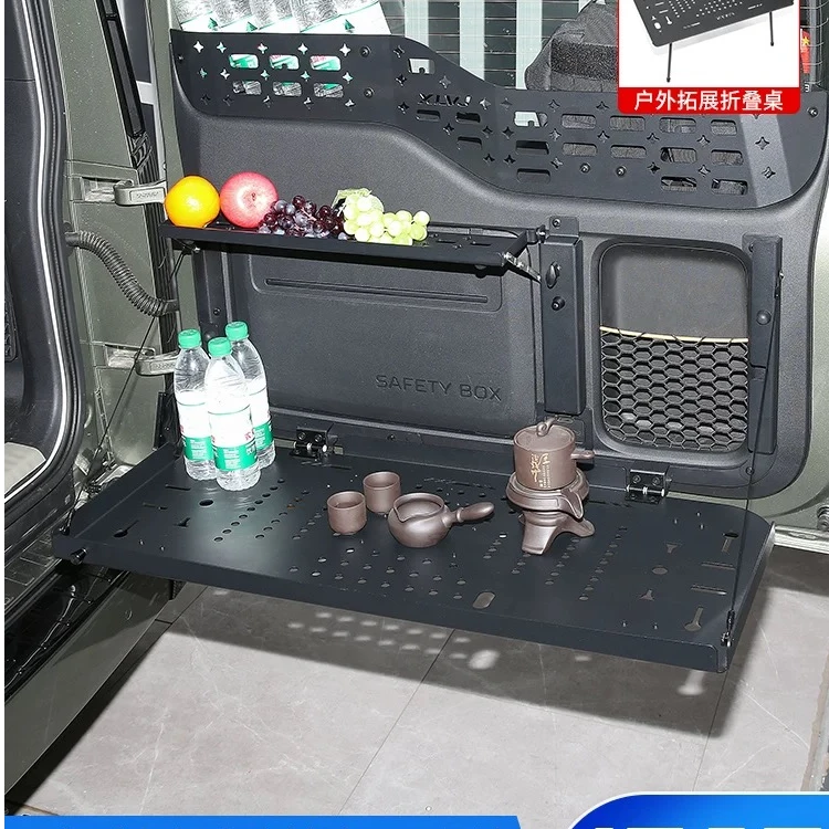 奇瑞iCAR V23尾门置物架无损安装扩展支架平台专用改装配件铝合金