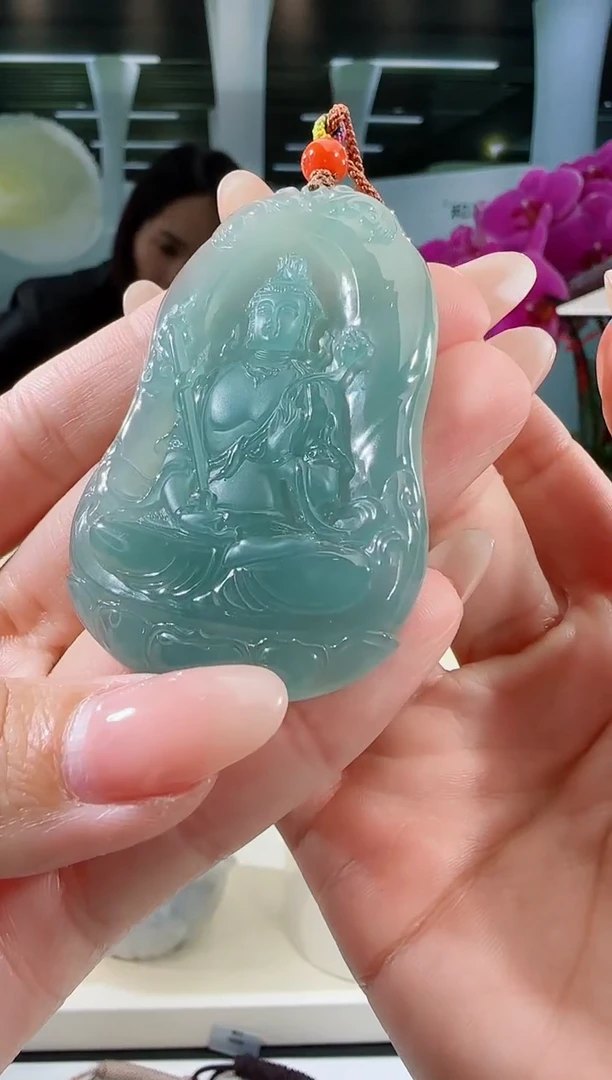 【闪购商品】翡翠吊坠(不含链)未镶嵌虚空藏
