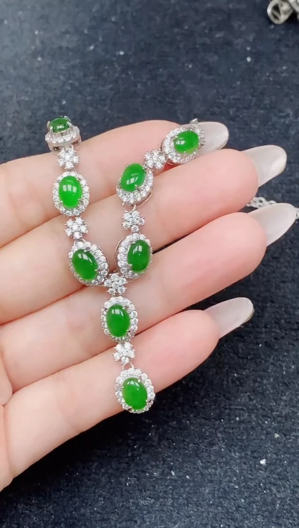 颈饰未镶嵌翡翠天然A货翡翠 保A保真（多样性发其一）