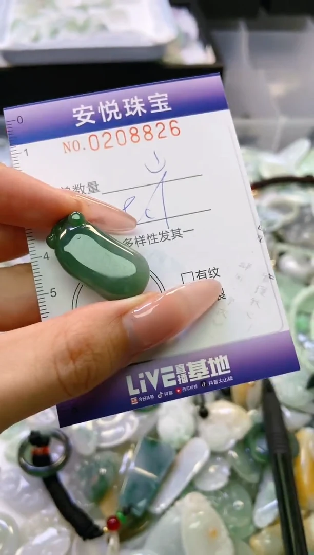 翡翠未镶嵌颈饰闪购0208826