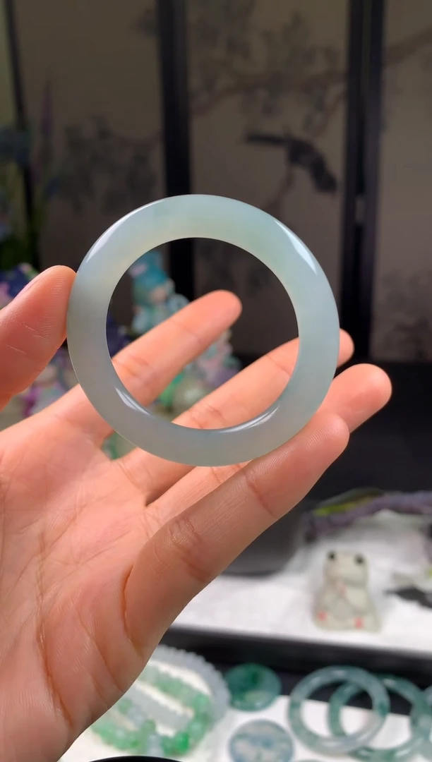 未镶嵌定制翡翠0550814666（40*6*7.4）