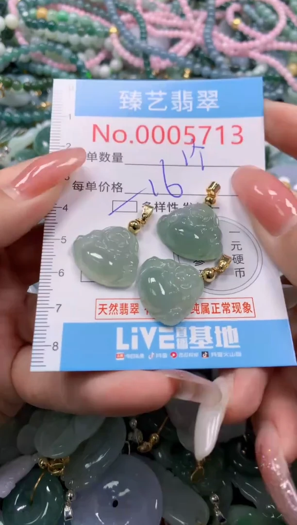 翡翠未镶嵌吊坠(不含链)5713多样性发其一