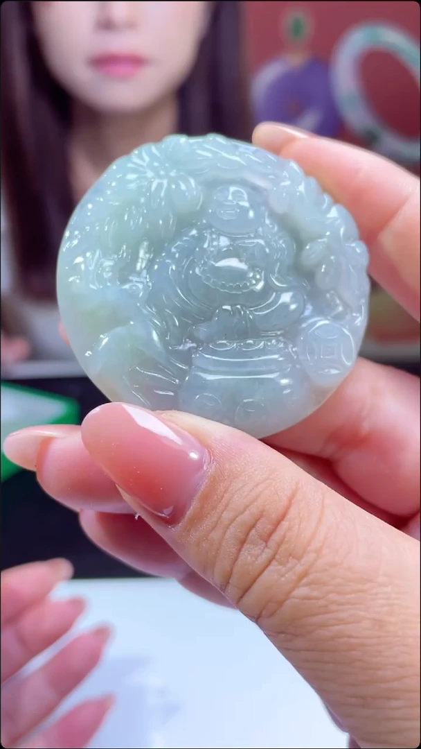 翡翠挂件未镶嵌佛公