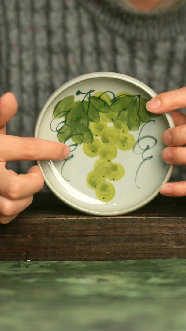 瓷器青诗集手工手绘瓷器